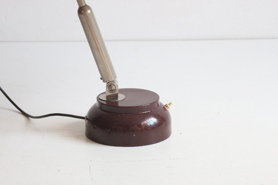 Image 1 of Hala Model 17 Bureaulamp Met Rond Tl Lampje, 1959