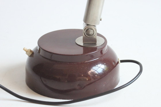 Image 1 of Hala Model 17 Bureaulamp Met Rond Tl Lampje, 1959