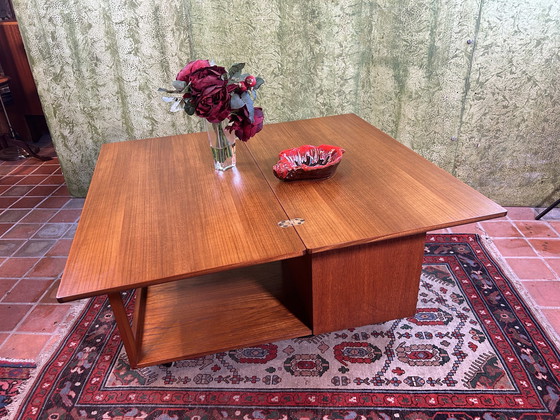 Image 1 of Mid century retro vintage teak salontafel van McIntosh 1960