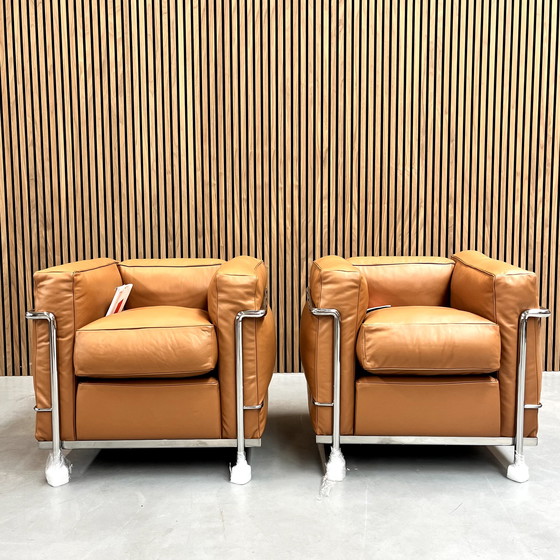 Image 1 of Cassina LC2 - Le Corbusier Cognac leder dons