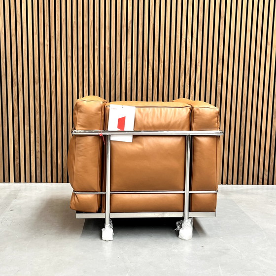 Image 1 of Cassina LC2 - Le Corbusier Cognac leder dons