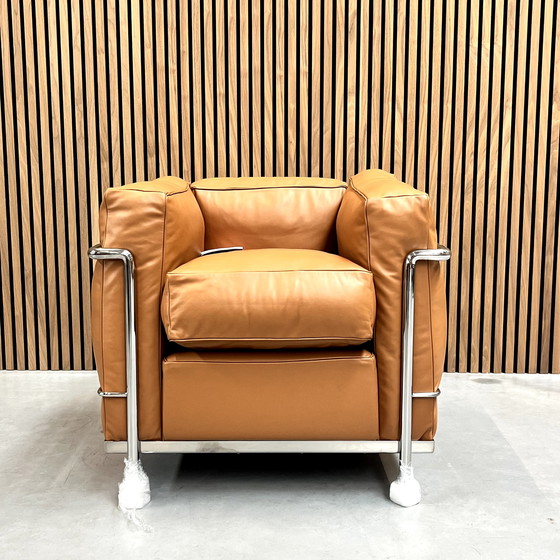 Image 1 of Cassina LC2 - Le Corbusier Cognac leder dons