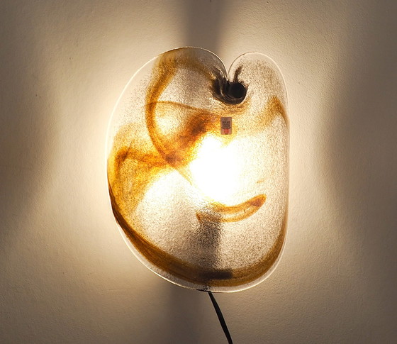 Image 1 of Per Lütken glazen wandlamp