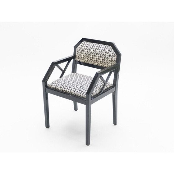 Image 1 of Paar vintage gelakte stoelen van J.C. Mahey voor Romeo Paris 1970