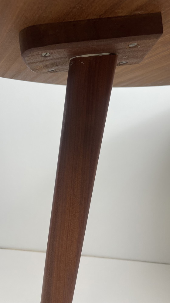 Image 1 of Vintage teakhout tripod coffee table