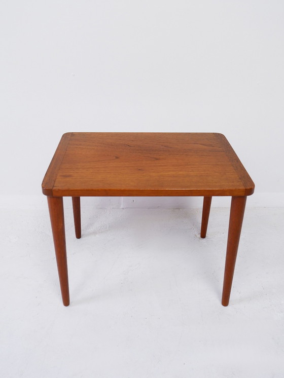 Image 1 of Vintage Teak Bijzettafel, Jaren 60