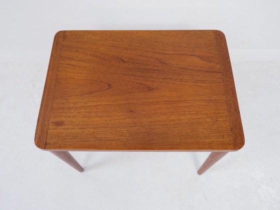 Image 1 of Vintage Teak Bijzettafel, Jaren 60