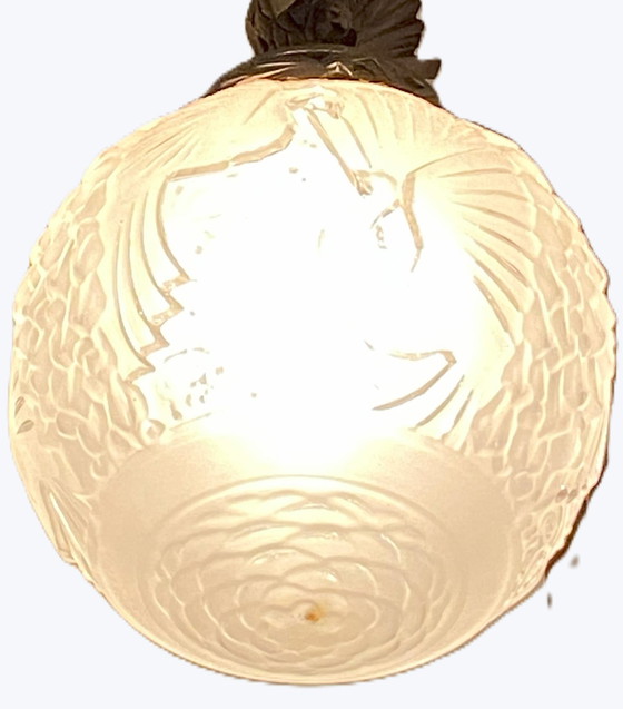 Image 1 of Franse Art Deco Hanglamp (Muller Frères)