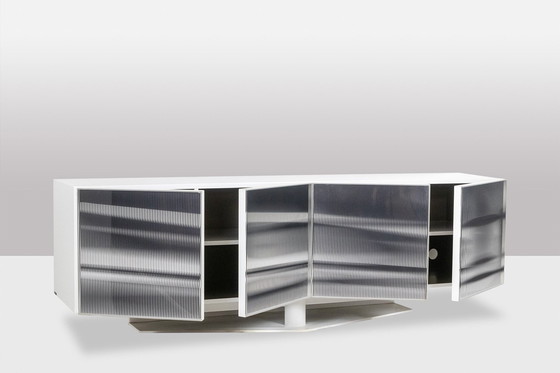 Image 1 of Roche Bobois. Zwart-wit "Cinétique" dressoir. 1990's.