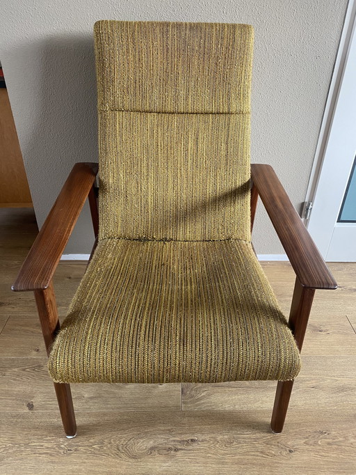 Vintage teak fauteuil