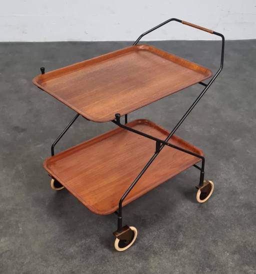 Barcart , serveerwagen Paul Nagel