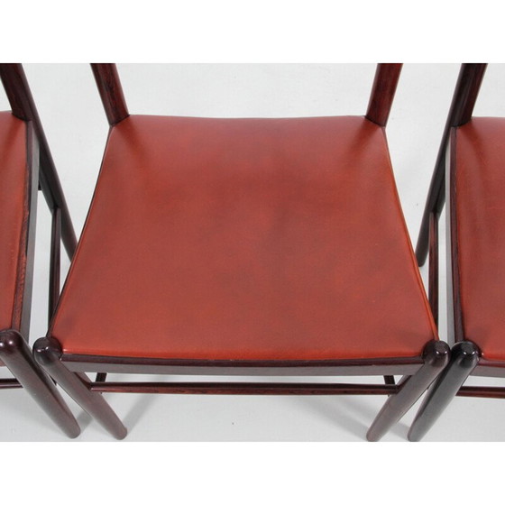 Image 1 of Set van 4 vintage stoelen in Rio palissander, Scandinavisch