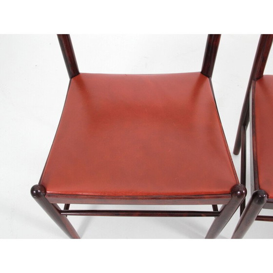 Image 1 of Set van 4 vintage stoelen in Rio palissander, Scandinavisch