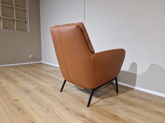 Image 1 of Nieuw Prominent E101 Fauteuil Bruin Leder Design