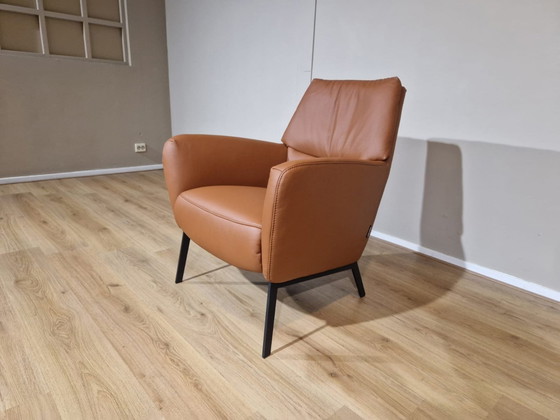 Image 1 of Nieuw Prominent E101 Fauteuil Bruin Leder Design