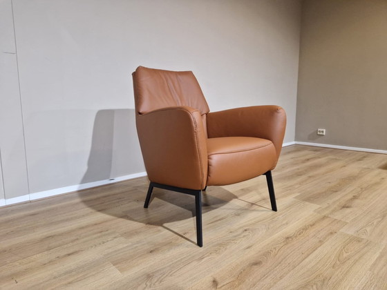 Image 1 of Nieuw Prominent E101 Fauteuil Bruin Leder Design