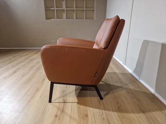 Image 1 of Nieuw Prominent E101 Fauteuil Bruin Leder Design