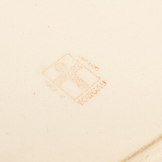 Image 1 of Vintage keramische schotel van Veb Steingutwerk Torgau, Duitsland 1950