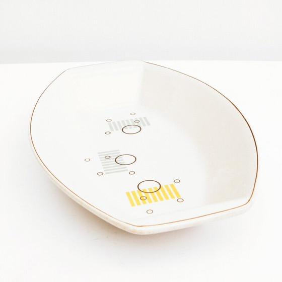 Image 1 of Vintage keramische schotel van Veb Steingutwerk Torgau, Duitsland 1950