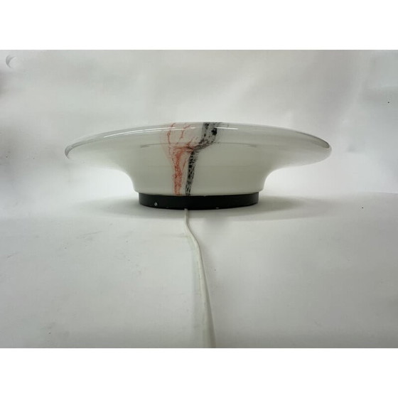 Image 1 of Vintage glazen en metalen plafondlamp, Duitsland 1970