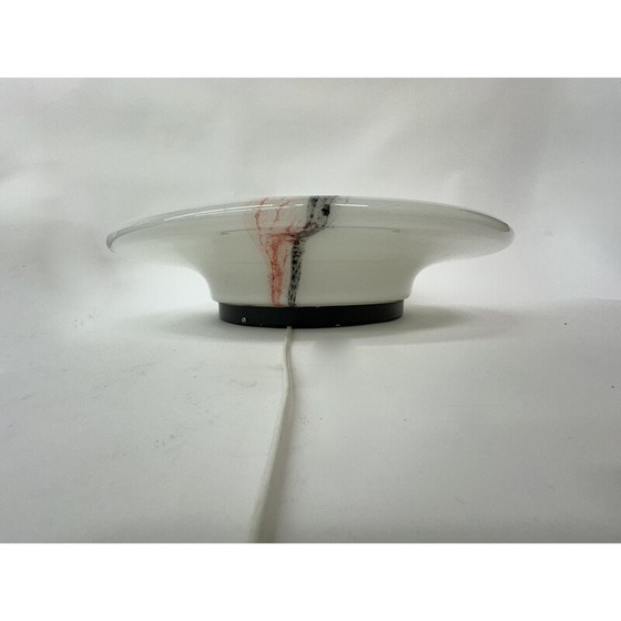 Image 1 of Vintage glazen en metalen plafondlamp, Duitsland 1970