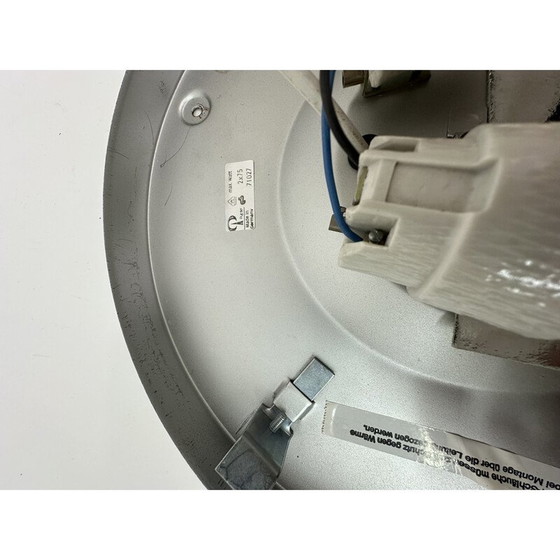 Image 1 of Vintage glazen en metalen plafondlamp, Duitsland 1970