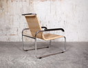 Thonet S35 chair and Gepo chroome floorlamp