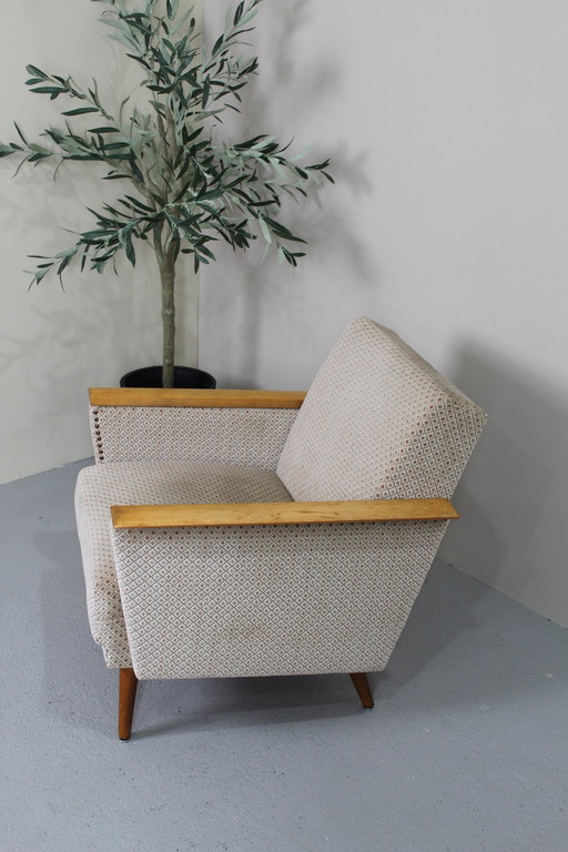 Vintage Fauteuil - Jaren '60, Beige