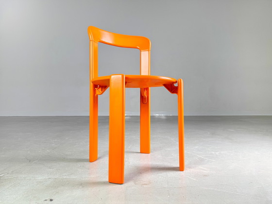 Image 1 of 6 vintage stoelen Bruno Rey gewenste kleur Kusch & Co jaren 1970 ontwerp