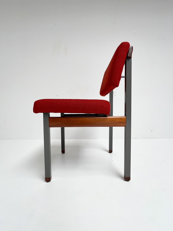 Image 1 of Set van 4 Pali eetkamerstoelen van Louis van Teeffelen, 1960's