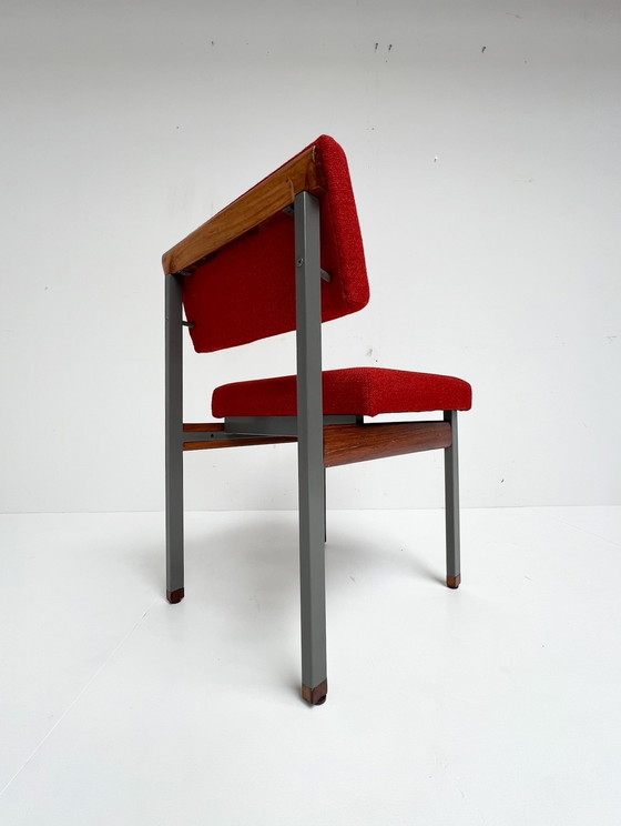 Image 1 of Set van 4 Pali eetkamerstoelen van Louis van Teeffelen, 1960's