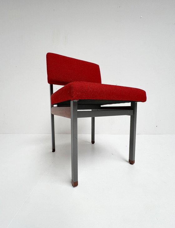 Image 1 of Set van 4 Pali eetkamerstoelen van Louis van Teeffelen, 1960's