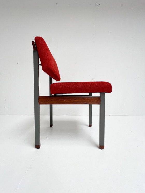 Image 1 of Set van 4 Pali eetkamerstoelen van Louis van Teeffelen, 1960's