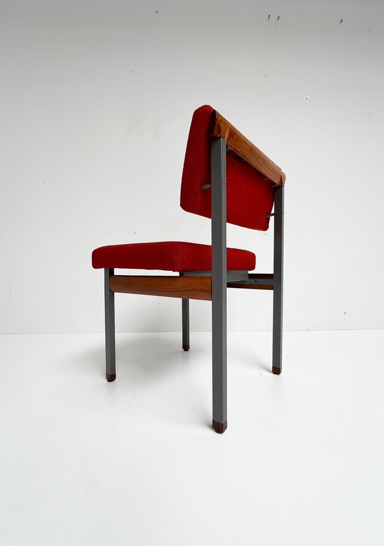 Image 1 of Set van 4 Pali eetkamerstoelen van Louis van Teeffelen, 1960's