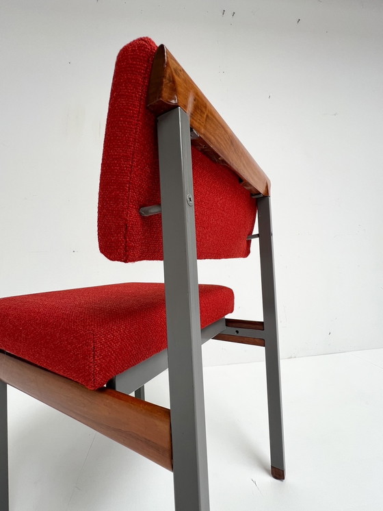 Image 1 of Set van 4 Pali eetkamerstoelen van Louis van Teeffelen, 1960's