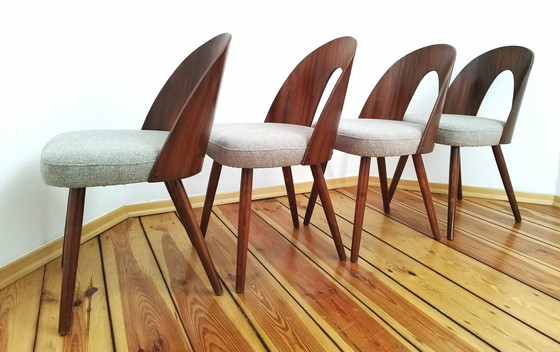 Image 1 of Een set van vier stoelen, ontworpen door A. Suman, Tatra Nabytok, Tsjecho-Slowakije, 60S