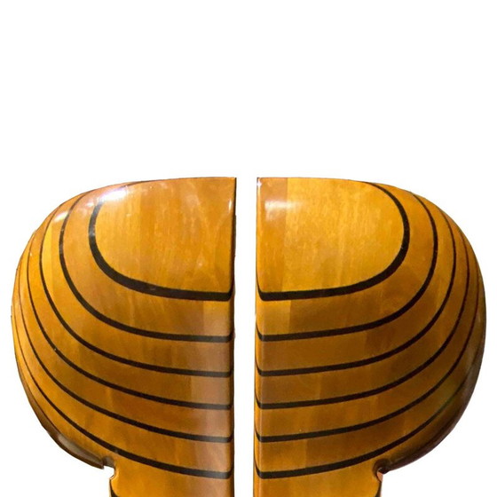 Image 1 of Set van 4 vintage Afrika eetkamerstoelen door Afra en Tobia Scarpa voor Maxalto, 1976