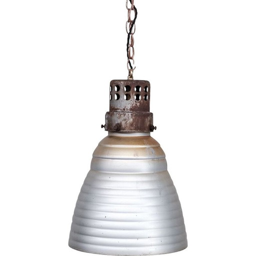 Vintage Mercurius glazen hanglamp van Zeiss Ikon, Duitsland 1930