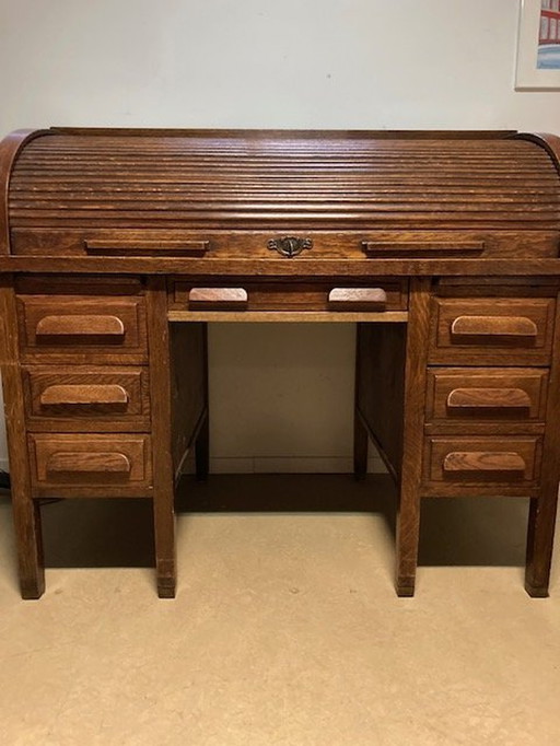 Art Deco Bureau Met Rolluik