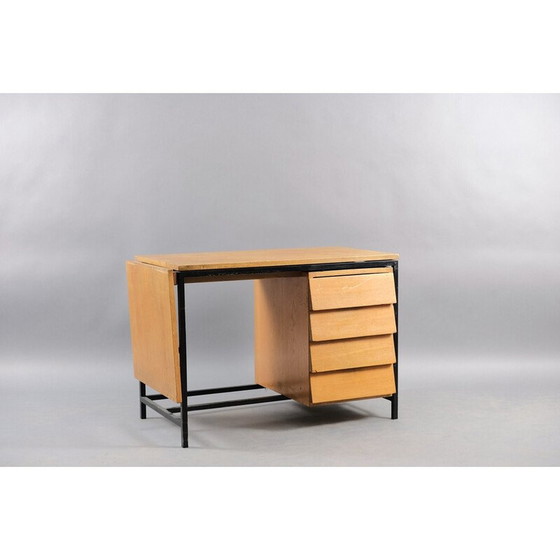 Image 1 of Vintage inklapbaar bureau stalen buizen, Duitsland 1960