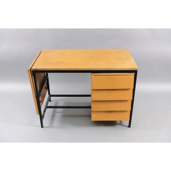 Image 1 of Vintage inklapbaar bureau stalen buizen, Duitsland 1960