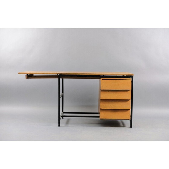 Image 1 of Vintage inklapbaar bureau stalen buizen, Duitsland 1960