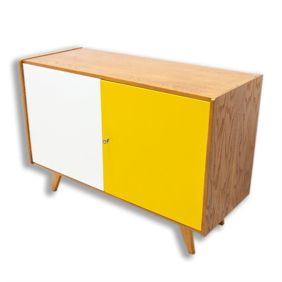 Image 1 of Vintage beukenhouten dressoir U-450 van Jiří Jiroutek voor Interiér Praha, Tsjecho-Slowakije 1960