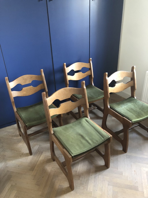 4x Guillerme Et Chambron Stoelen