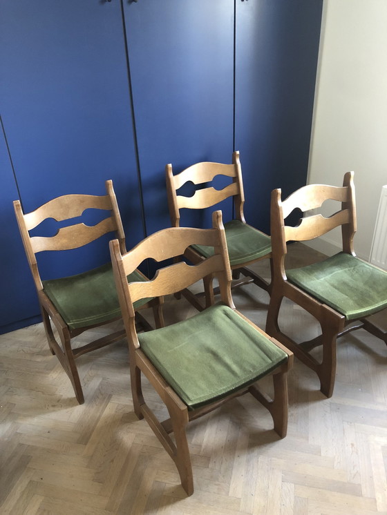 Image 1 of 4x Guillerme Et Chambron Stoelen