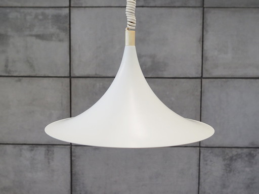 Witte hanglamp, Deens ontwerp, 1960S, Productie: Denemarken