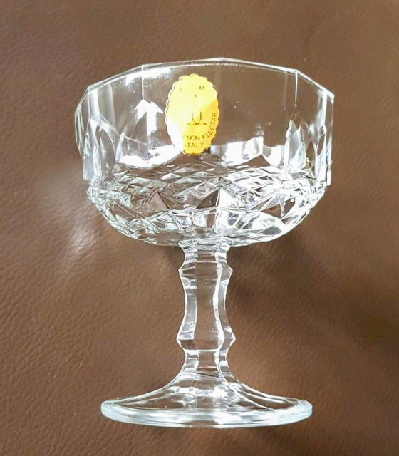 Image 1 of Champagne schalen, Italië Vintage Nieuw!