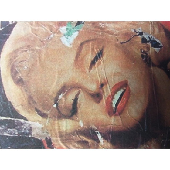 Image 1 of Vintage "Marilyn" litho door Domenico Mimmo Rotella, 2010