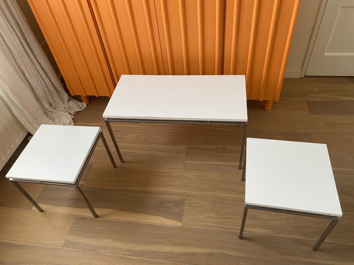 Stiemsma Witte Bijzettafel Set