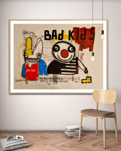 Schilderij Hamelink : Bad Kids